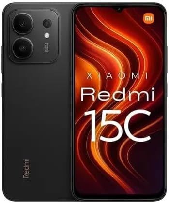Smartphone Xiaomi Redmi 15C Midnight Black (Preto) 8GB RAM 256GB ROM 📱