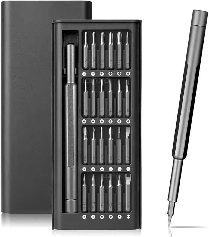 Kit Chave de Precisão 24 em 1 com Estojo Magnético 🛠️