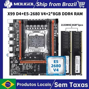 Kit x99 Mougol D4 + Xeon 2680v4 + 2x8GB DDR4 ECC 🛒💻