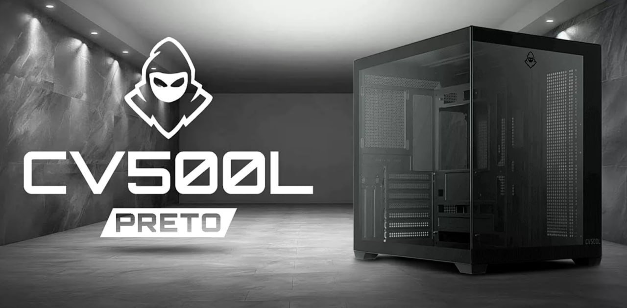 Gabinete Gamer Mancer CV500L, Mid Tower, Lateral De Vidro, Preto 🖥️🎮