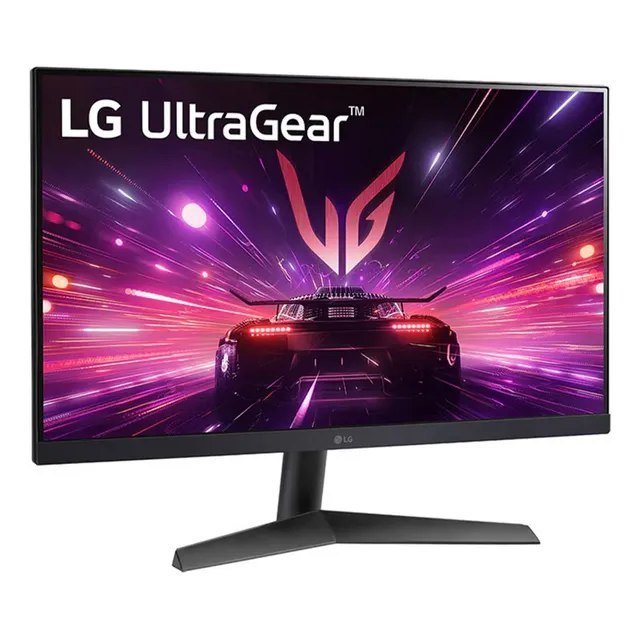Monitor Gamer LG Ultragear 24 24gs60f-b IPS Full HD 180Hz 1ms (GTG) Nvidia® G-sync® AMD Freesync HDR10 sRGB 99% HDMI DisplayPort Preto 127/220V 🖥️🎮