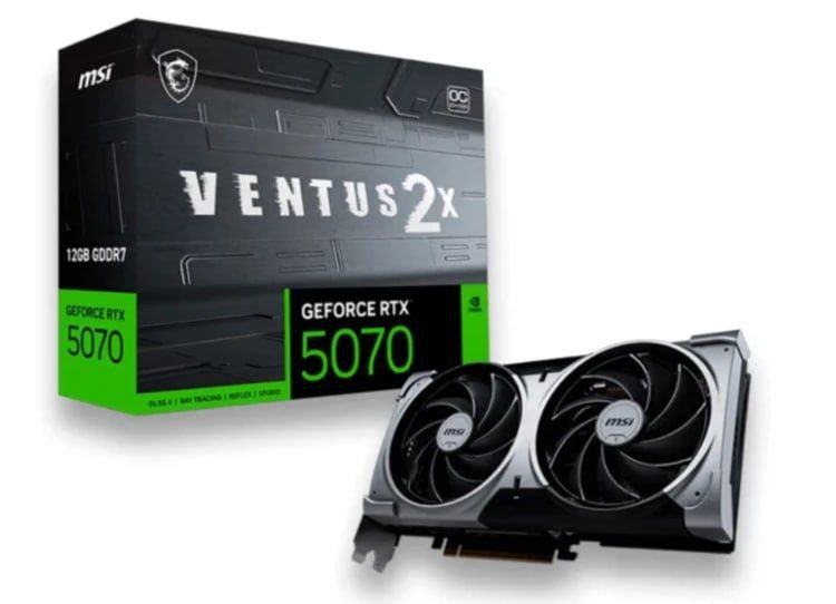 RTX 5070 12GB MSI 💻🎮