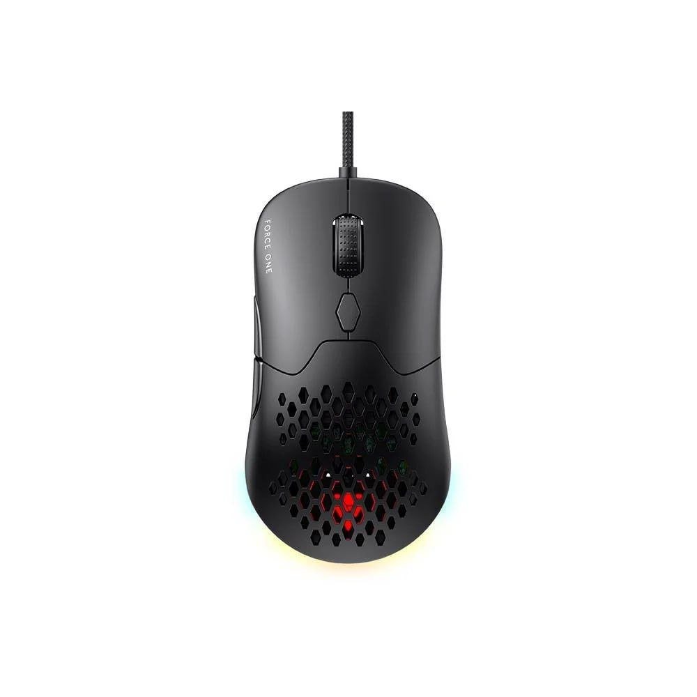 Mouse Gamer Force One Lynx, 19.000 DPI, RGB, Switchs Hotswap, Personalizável, Dual Mode Wireless ou Wired USB-C, Recarregável - FR.MO.LX.01 🖱️🎮