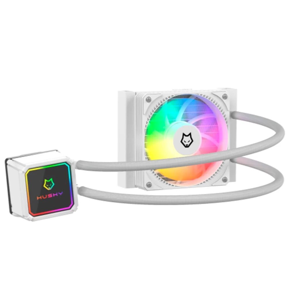 Water Cooler Husky Freezy, ARGB, 120mm, AMD e Intel, Branco HWT100BR 🧊❄️