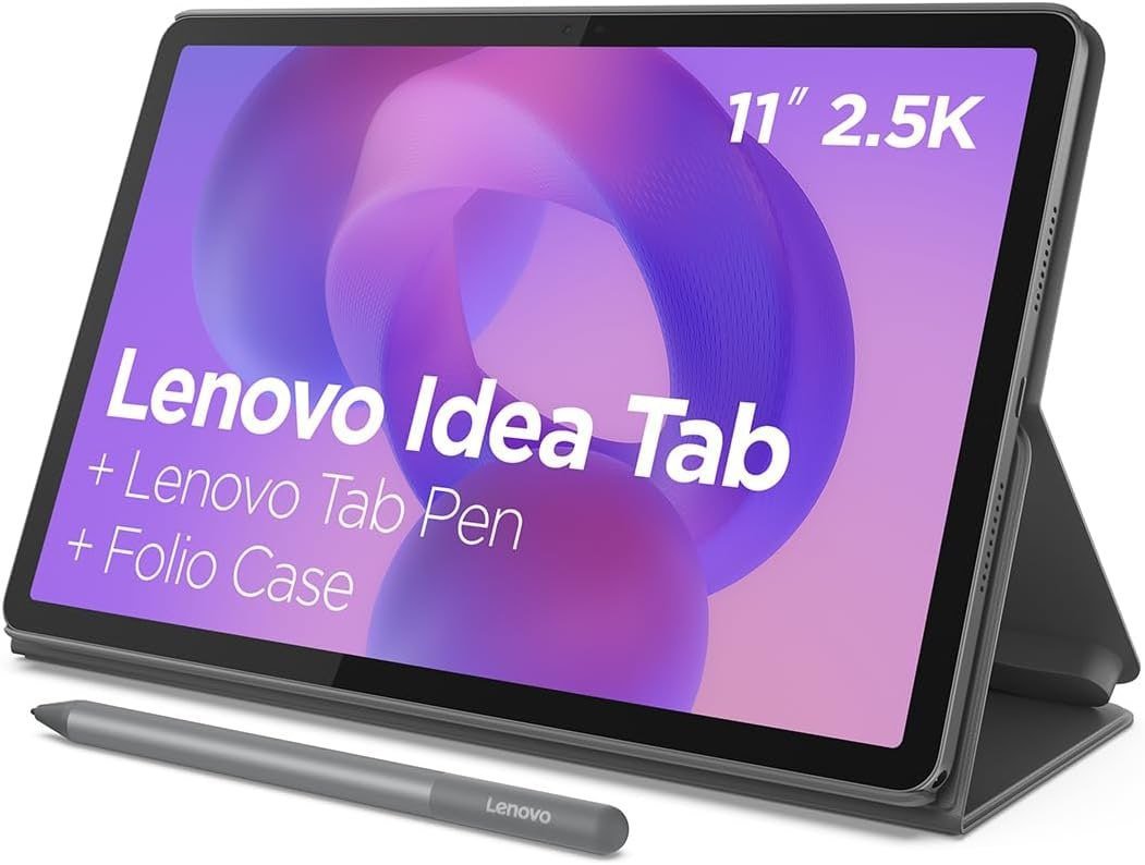 Tablet Lenovo Idea Tab Octa-Core, 4GB, 128GB Android 15 Wifi 5, Tela 11” 90Hz, Caneta e Capa 🛒