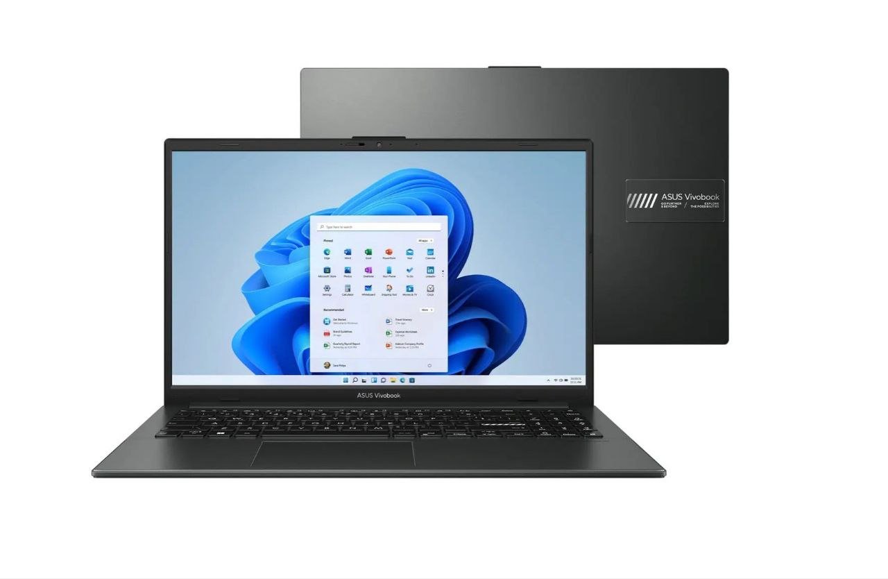 Notebook ASUS Vivobook Go 15 AMD Ryzen 5 7520U, 8GB + 512GB, 15,6" FHD Windows 11 🖥️💻