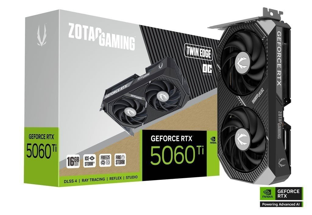 RTX 5060 Ti 16GB ZOTAC Twin Edge GDDR7 🛒🎮
