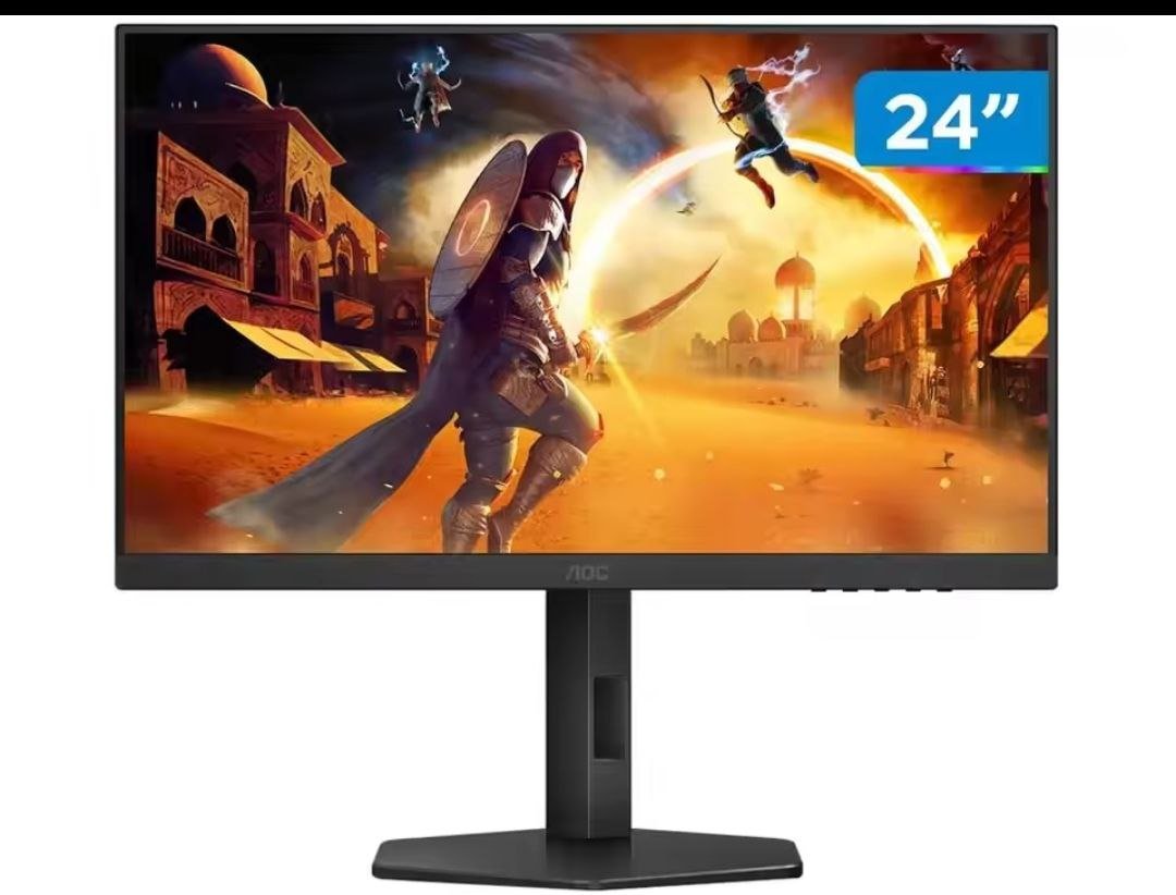 Monitor Gamer AOC 24" Full HD 180Hz Gaming G4 24G4/P HDMI DisplayPort Base Ajustável 🖥️🎮