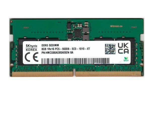 Memória DDR5 8GB 5600MHz SODIMM SK Hynix Para Notebook 💻