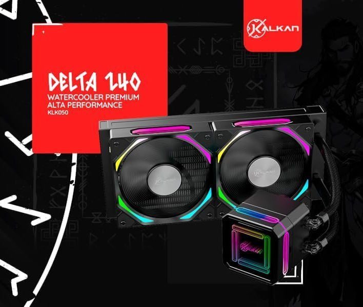 Water Cooler Gamer Kalkan Delta 240 Wireless Argb Klk00050 Led Rgb