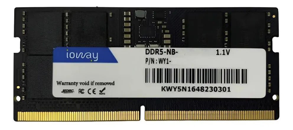 Memória 8GB DDR5 5600MHz Sodimm Ioway 💻🛒