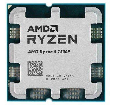 AMD Ryzen 5 7500F, 5.0GHz Max Turbo, Cache 38MB, AM5, (OEM) DDR5 🖥️⚡