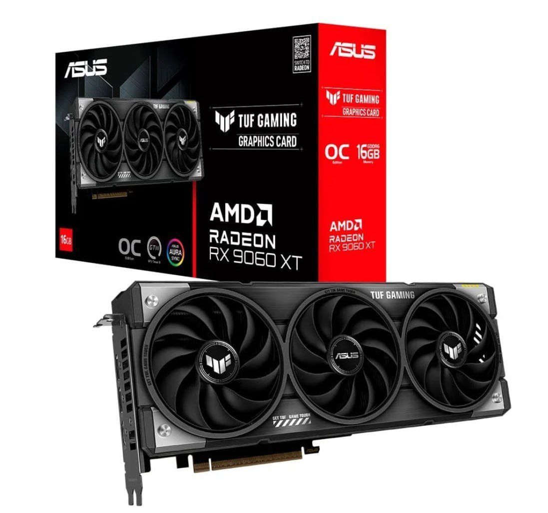 RX 9060 XT 16GB ASUS TUF GAMING 🛒