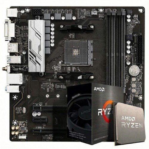 Kit Upgrade AMD Ryzen 5 5500, Placa Mãe Chipset A520M 🖥️🛒