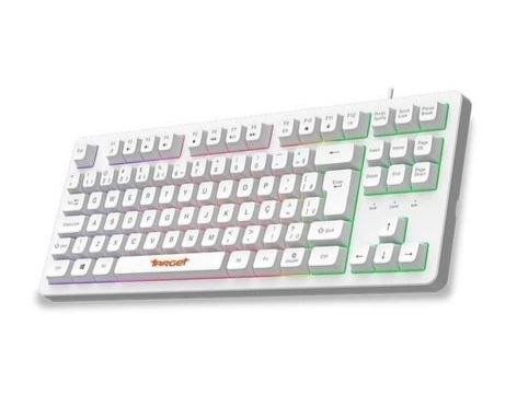 Teclado Gamer TGT M90B • Rainbow • ABNT2 • Branco ⌨️