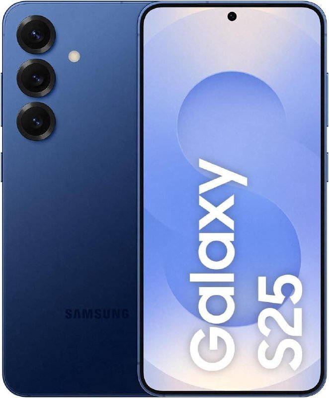 Celular Samsung Galaxy S25 5G, 256GB, 12GB RAM, Câmera Tripla de 50+12+10, Tela Grande de 6.2", Azul Marinho 📱