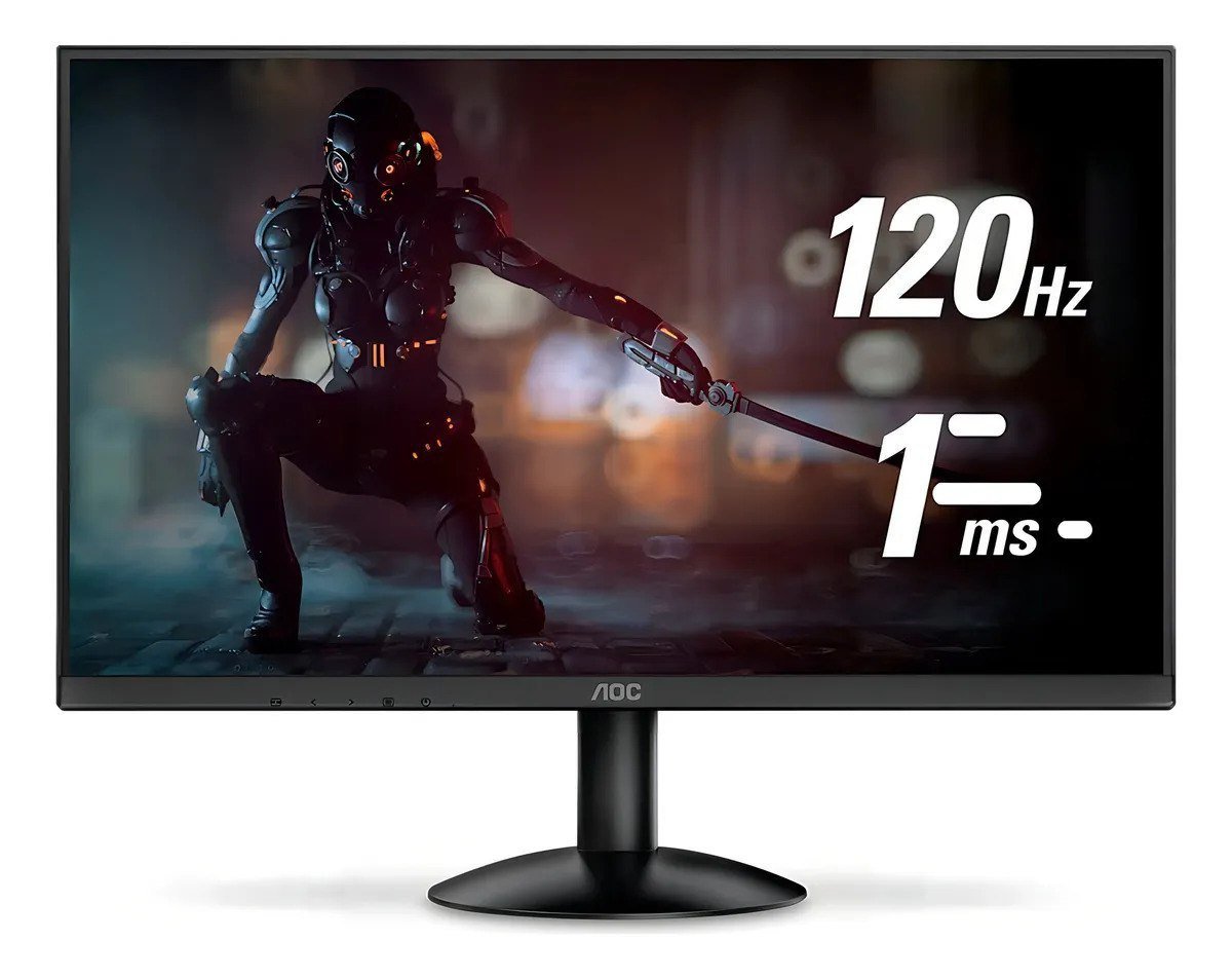 Monitor Gamer Aoc 21.5'' Full Hd Gaming 120hz 1ms 22b30hm23 Cor Preto 🖥️🎮