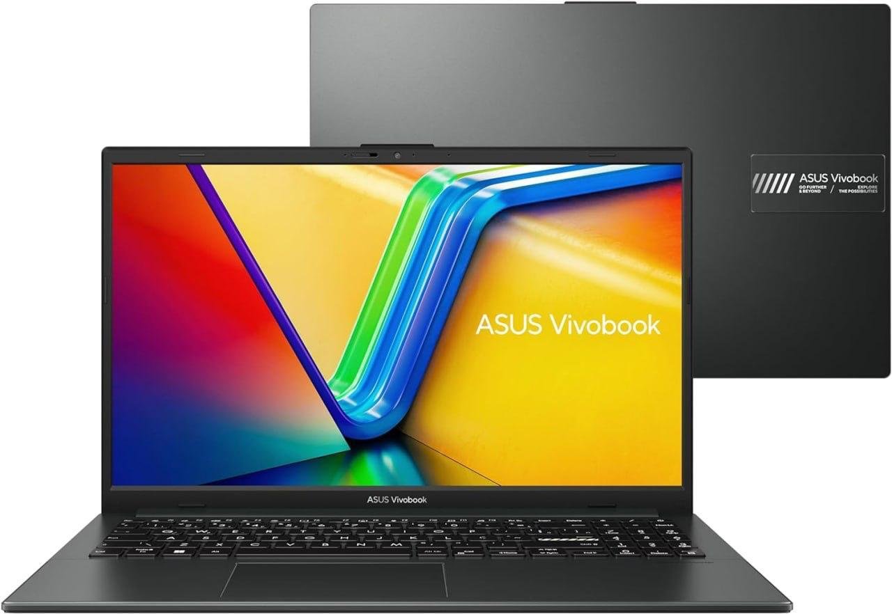 Notebook ASUS VivoBook Go 15, AMD RYZEN 5 7520U, 8/256GB SSD com Tela 15,6" FHD KeepOS 🛒💻