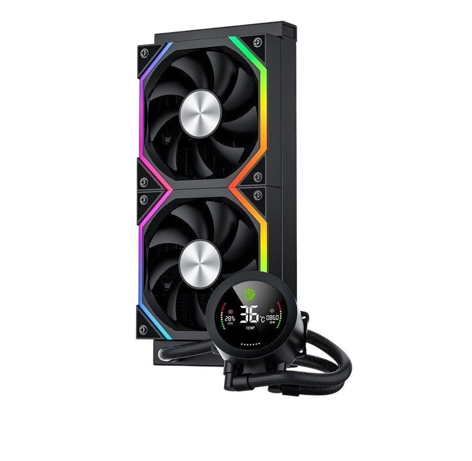 Water Cooler Digital Gamemax Ice Burg 240n2 Black 🧊🖥️