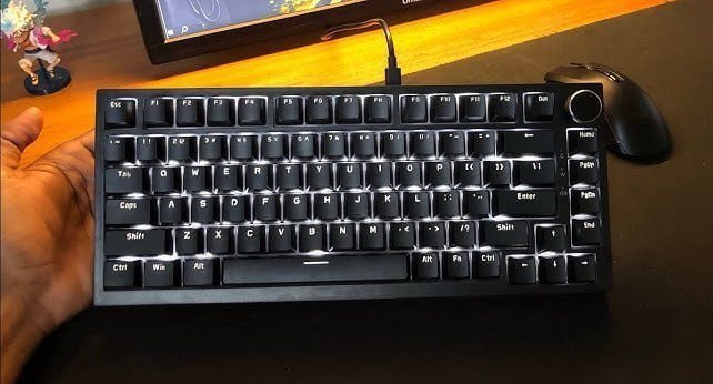 Teclado Mecânico Ajazz AK820, Switch Red, Hot Swappable ⌨️🖱️