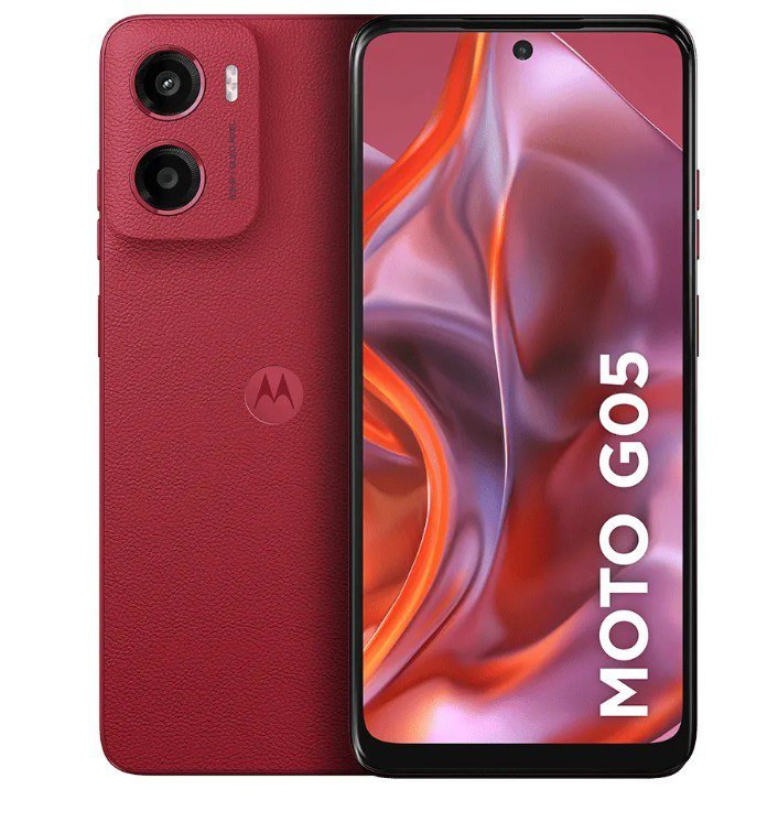 Smartphone Motorola Moto G05 256GB 4GB RAM Câmera 50MP Vermelho 🛒