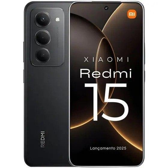 Smartphone Xiaomi Redmi 15 256GB 8GB/128GB 6GB 7000mAh Lançamento 2025 Lacrado + Nota Fiscal 🛒📱