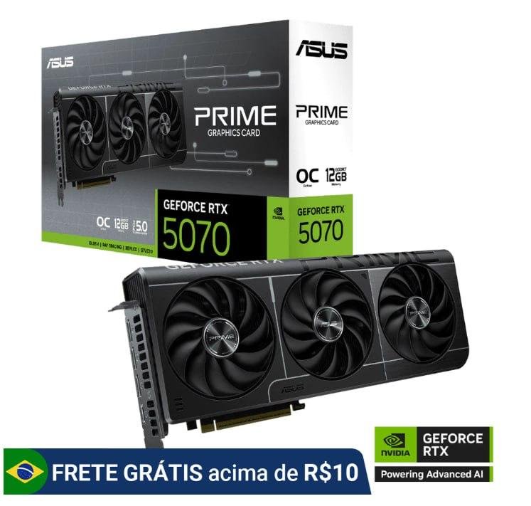 RTX 5070 12GB PRIME ASUS 🛒💻