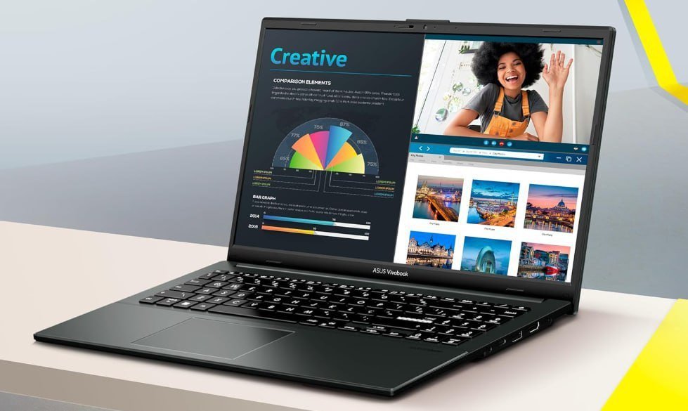 Notebook ASUS VivoBook Go 15 RYZEN 5 7520U, 8GB, 256GB SSD 🖥️💻