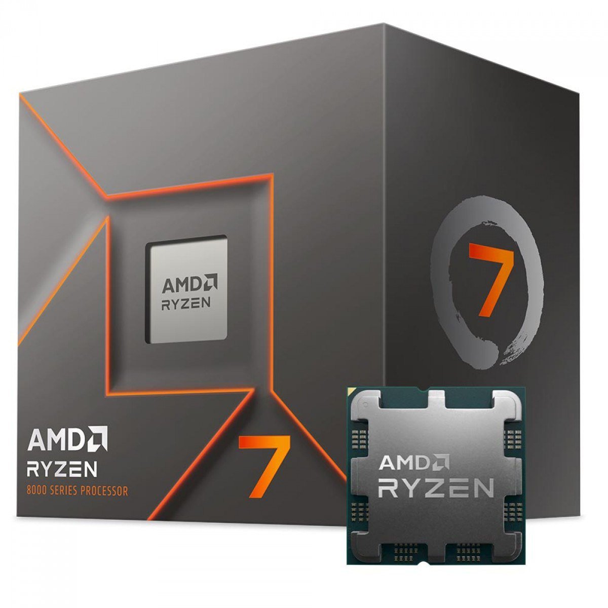 Processador AMD Ryzen 7 8700F, 4.1GHz (5.0GHz Turbo), 8-Cores 16-Threads, AM5, Com Cooler AMD Wraith Stealth 🖥️🛒