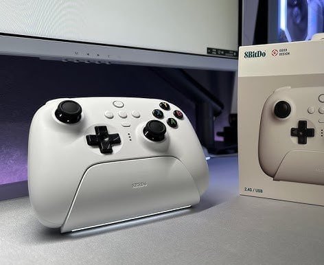 Controle 8BitDo Ultimate 2 Wireless com Dock, RGB 🇧🇷🕹️