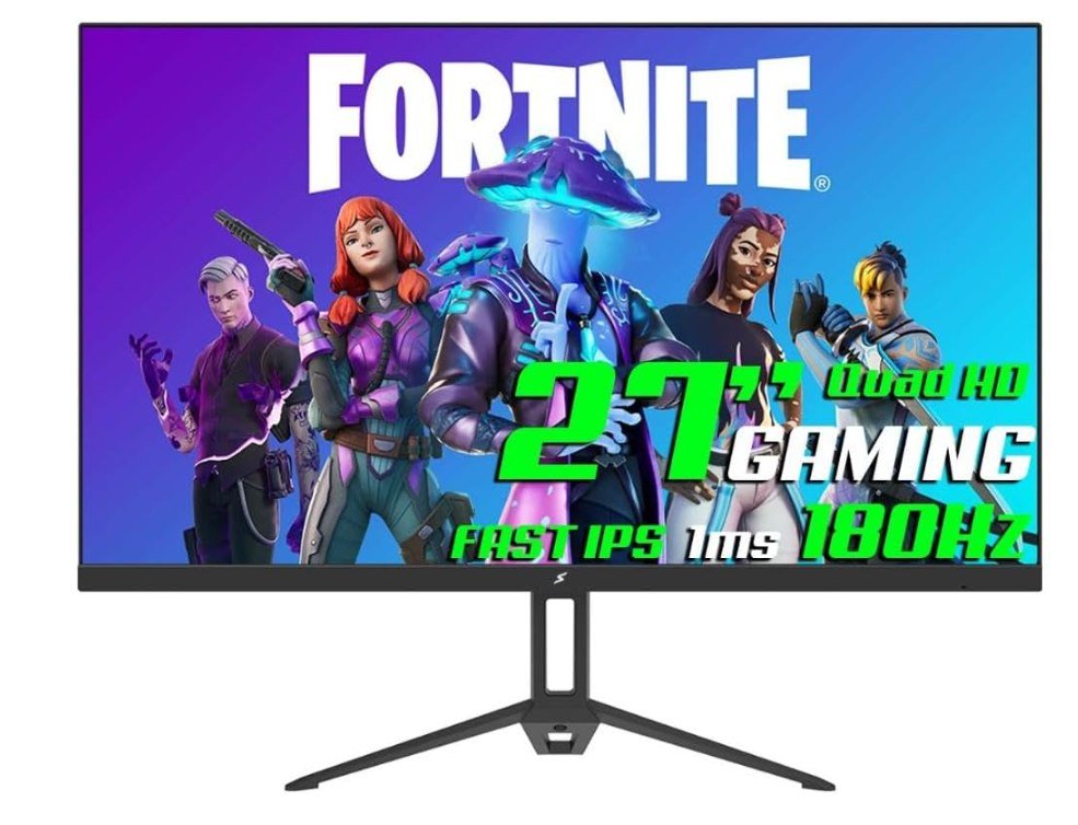 Monitor Gamer SuperFrame Precision, 27 Pol, Flat, Quad HD, Fast IPS, 1ms, 180Hz, 128% sRGB 🖥️🎮