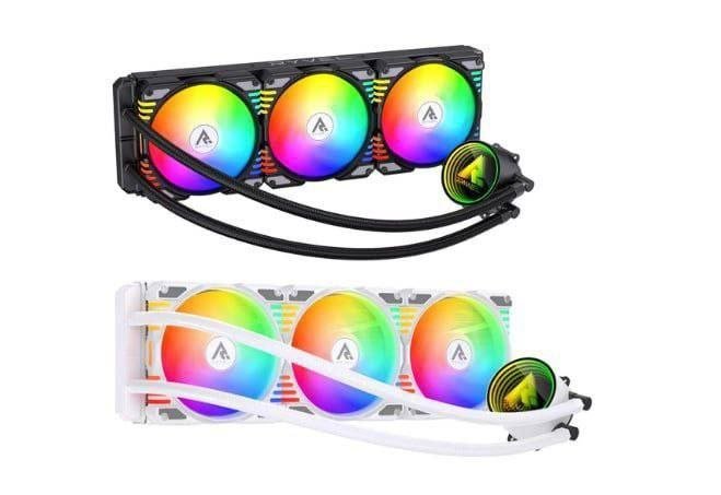 Water Cooler Ryvel Lumin Wave 360 Branco Argb 360mm 🧊💻