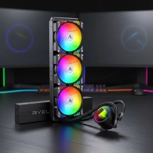 Water Cooler Ryvel Lumin Wave 360 Preto 360mm 🧊❄️