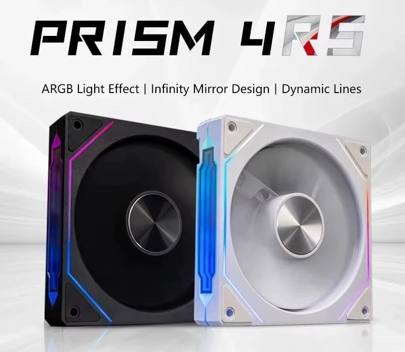 Kit Fans ARGB Prism 4RS - 5 UNIDADES