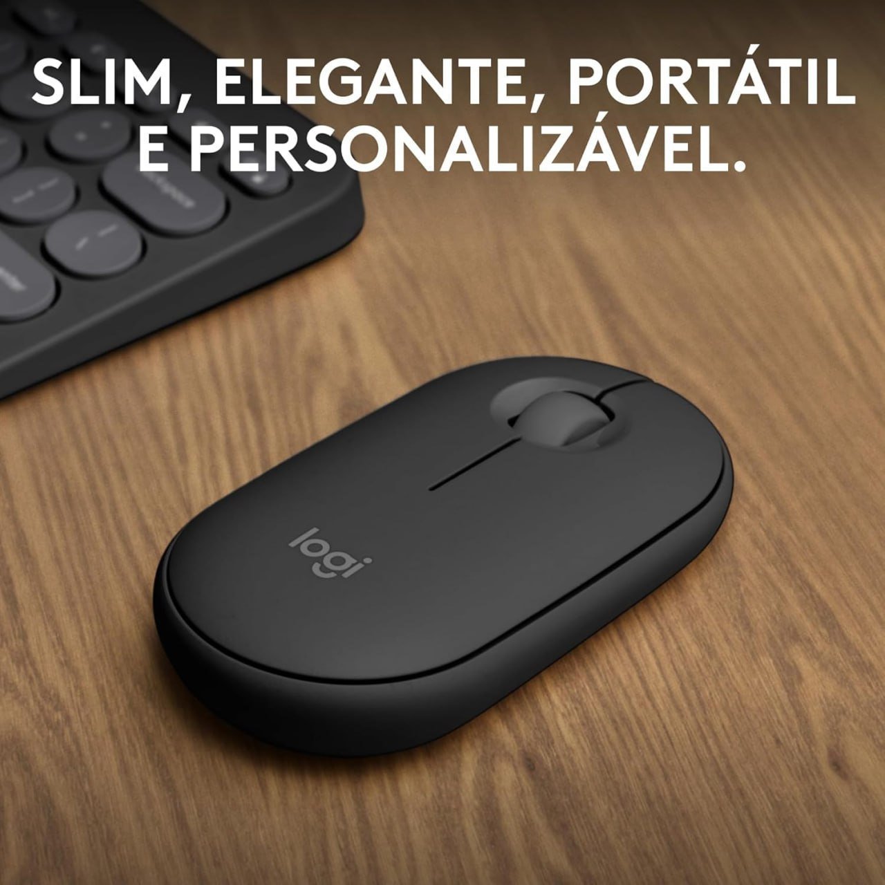 Mouse sem fio Logitech Pebble 2 M350s com Clique Silencioso 🖱️🎧