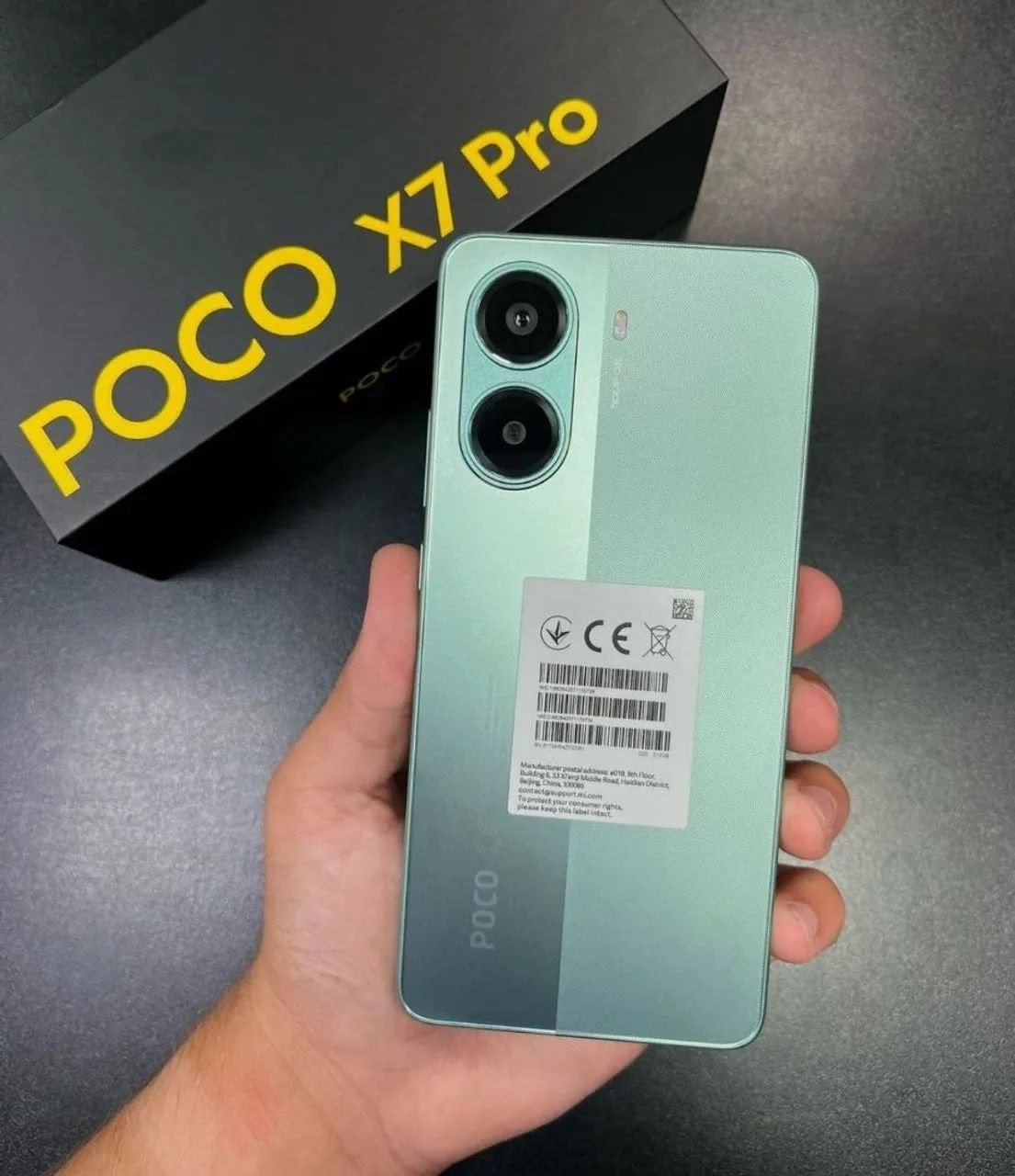Xiaomi Poco X7 Pro 256GB + 8 Ram 5G Versão Global NFC Original Lacrado e Envio Imediato ADS- Verde 🛒📱