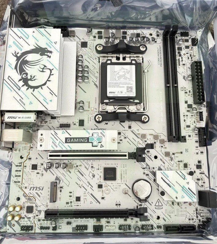 Placa Mãe MSI B840M Gaming WiFi6E, Chipset B840, AMD AM5, mATX, DDR5 🖥️