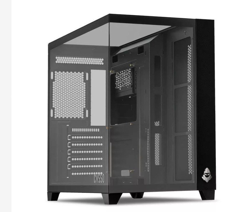 Gabinete Gamer Mancer CV550, Mid-Tower, Lateral de Vidro, Preto, MCR-CV550-BK 🖥️🎮