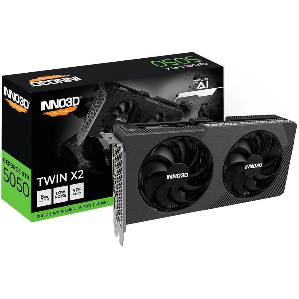 Placa de Vídeo Inno3D RTX 5050 8GB TWIN X2 OC Nvidia GeForce 🛒