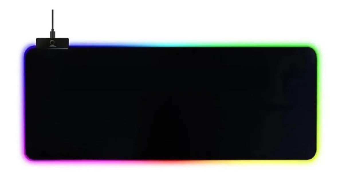 Mouse Pad Gamer Exbom MP-LED3080 LED RGB Grande 30x80cm 🎮🖱️