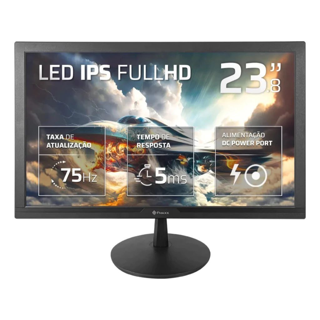 Monitor Fmaxx 23,8 Ips Com Hdmi Cor Preto Mw23c 🖥️
