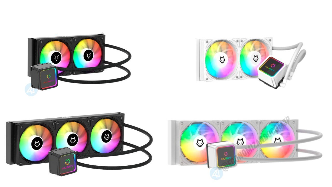 Water Cooler Husky Freezy, Iluminação ARGB, 240mm, AMD e Intel, Preto 🧊💻