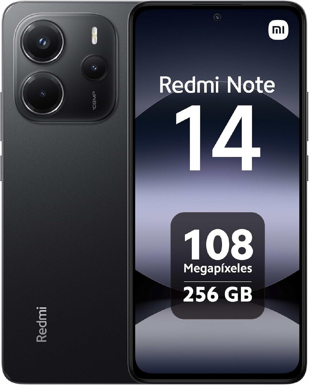 Smartphone Xiaomi Redmi Note 14 Midnight Black (Preto) 8GB RAM 256GB ROM 📱