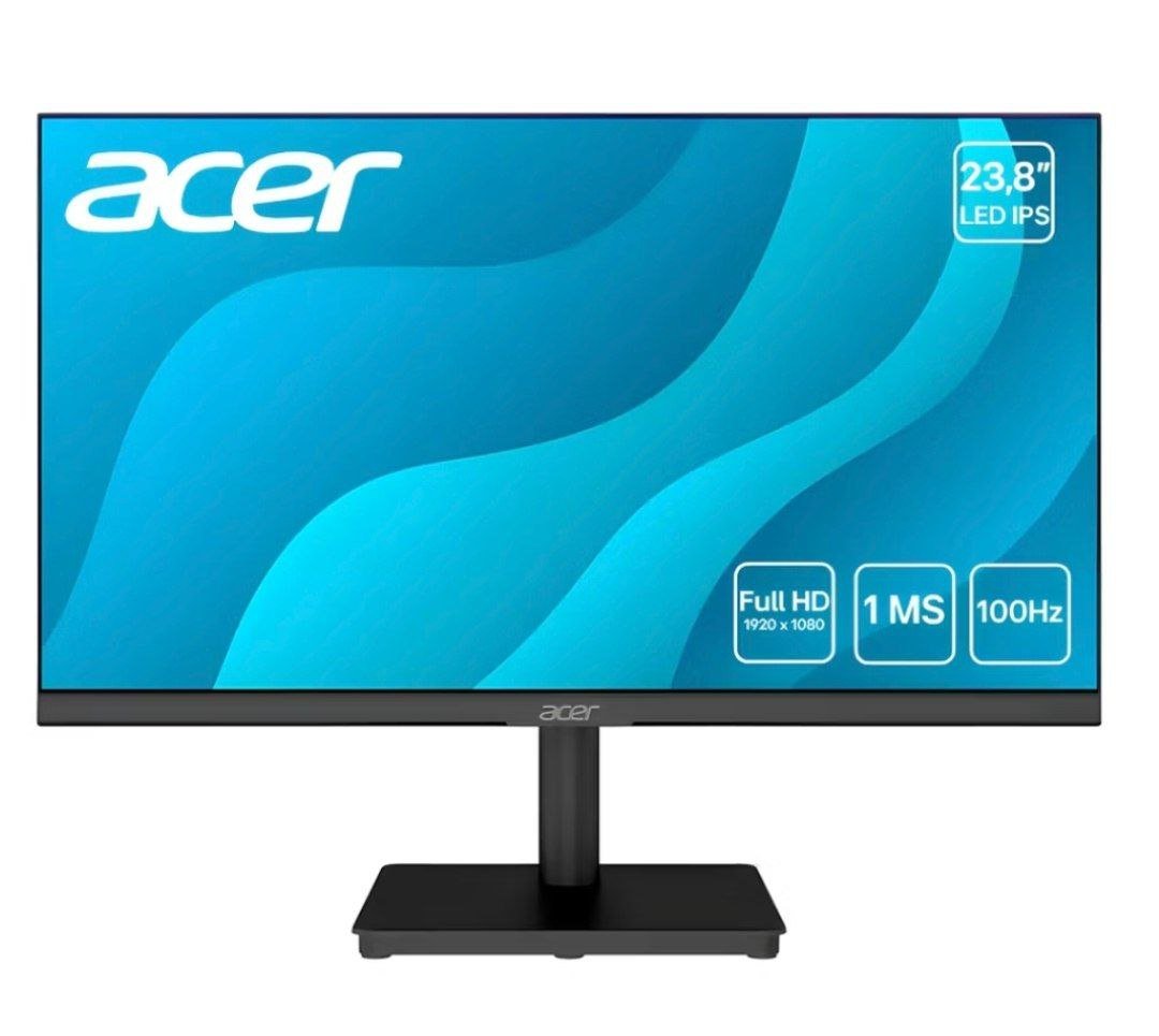 Monitor Acer Led Mk241y Flt, 23,8 Full Hd, 1ms, 100hz IPS 🖥️
