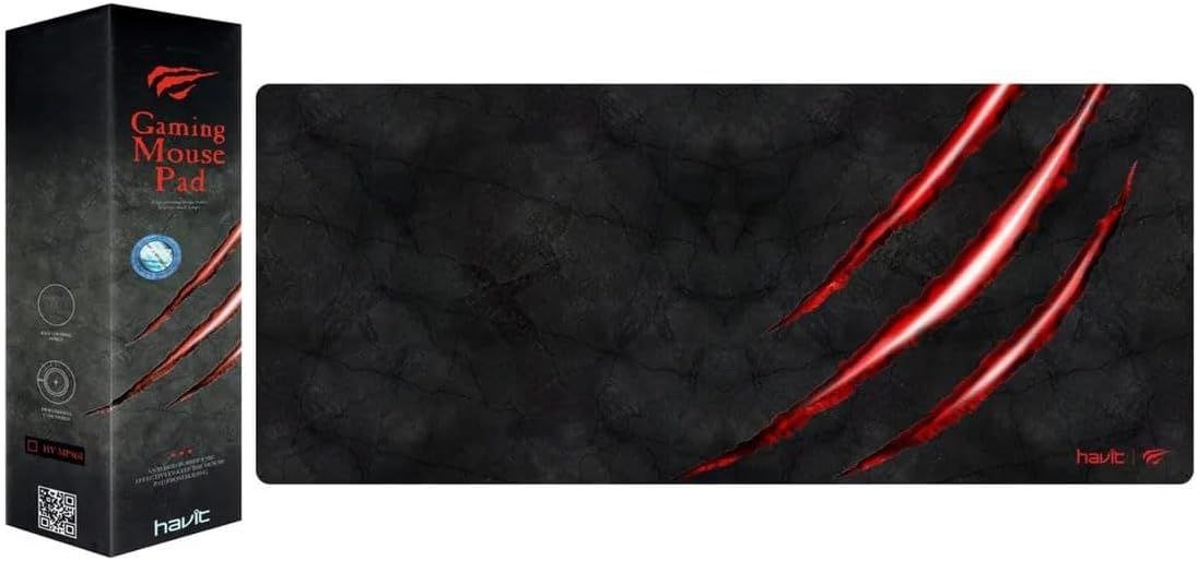 Havit Mouse Pad Grande Gamer MP860, 70 X 30 Cm, Tecido de Malha Fina, Base de Borracha Antiderrapante 🖱️🎮