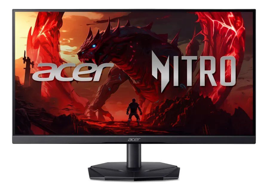 Monitor Acer Nitro KG241Y P3BIP 23.8” Full HD LED VA 180 Hz 0.5ms HDMI AMD FreeSync Premium Preto 🖥️🎮