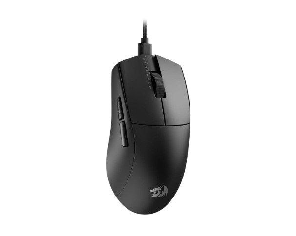 Mouse Gamer Redragon K1ng 1K Preto PAW3327, Cabo USB Tipo-C Removível, 12400 DPI 🖱️🎮