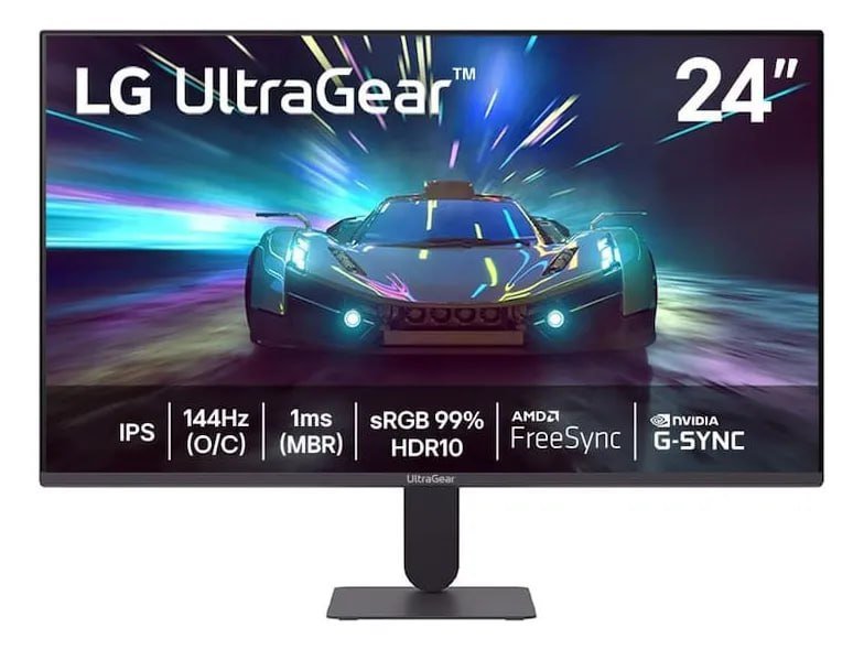 Monitor Gamer 24 Ultragear 24g411a-b 144hz Full Hd 1ms LG Preto Bivolt 🖥️🎮