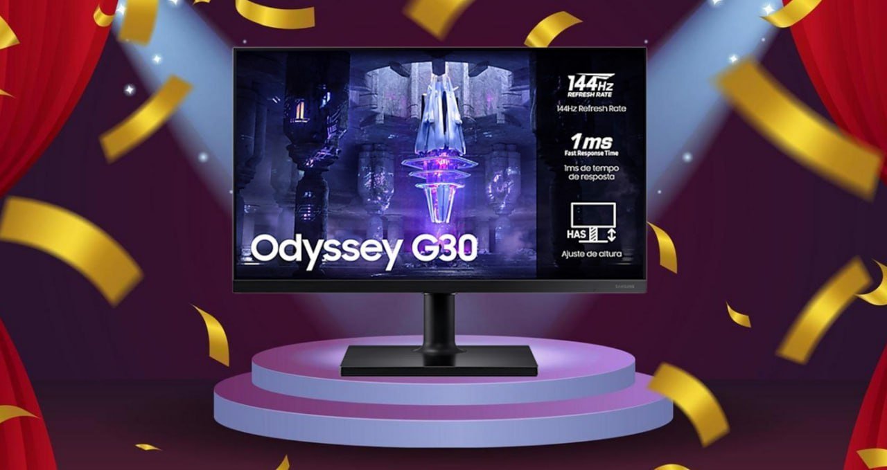 Monitor Samsung Odyssey G30 24 Full Hd 144hz 1ms VA 🖥️
