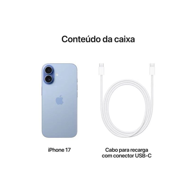 Celular iPhone 17 256GB 6,3 Polegadas 5G Original Novo Lacrado Garantia Apple de 1 Ano Nota Fiscal 🛒📱